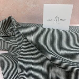 Yarn Dyed Denim Stripe anthrazit