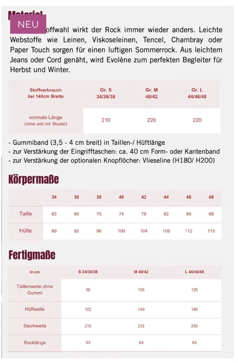 Papierschnittmuster "Rock Evolène" von Pruella näht – Bild 3
