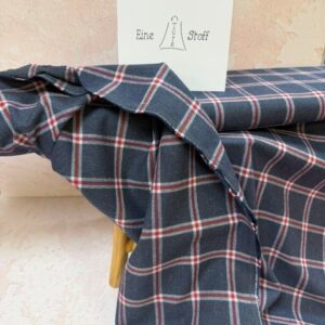 Flanell karo dunkelgrau