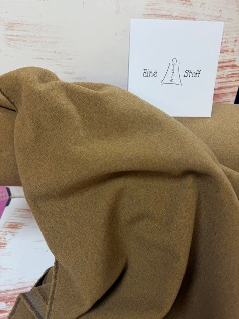 Woll-Flausch uni camel