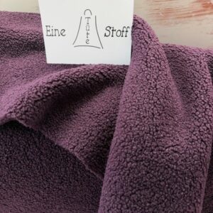 Fleece Teddy "aubergine"