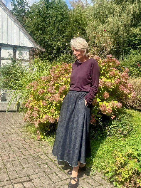 Nähpaket "Rock Evolène" von Pruella näht - Margo Raw Denim – Bild 2
