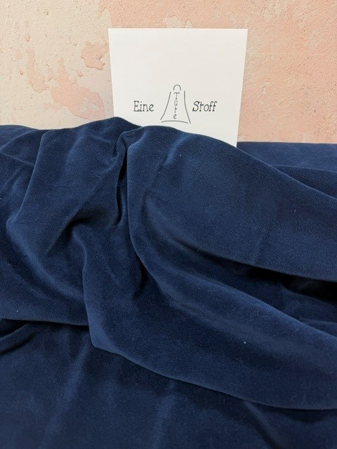 Nicky Velour uni navy – Bild 2