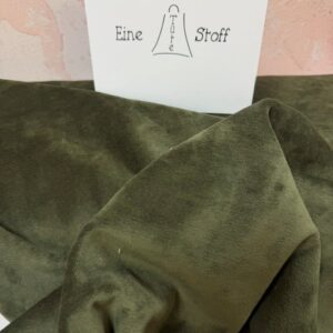 Nicky Velour uni moosgrün