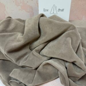 Nicky Velour uni Sandbraun