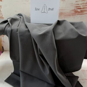 Twill Co-Stretch sandwashed Lyocell und Baumwolle grau