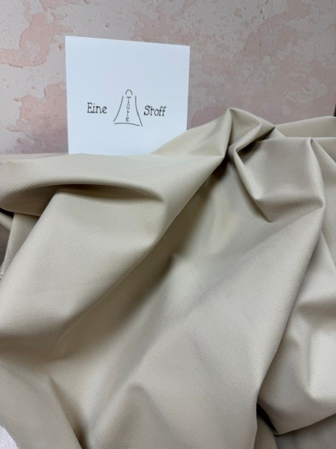 Baumwoll Stretch Stoff beige