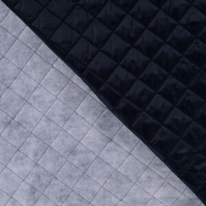 Stepped Lining Matelassee navy