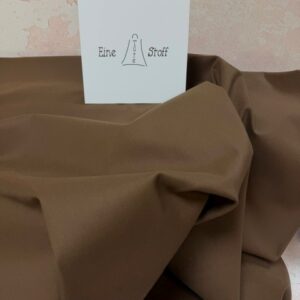 Baumwoll Stretch Stoff braun